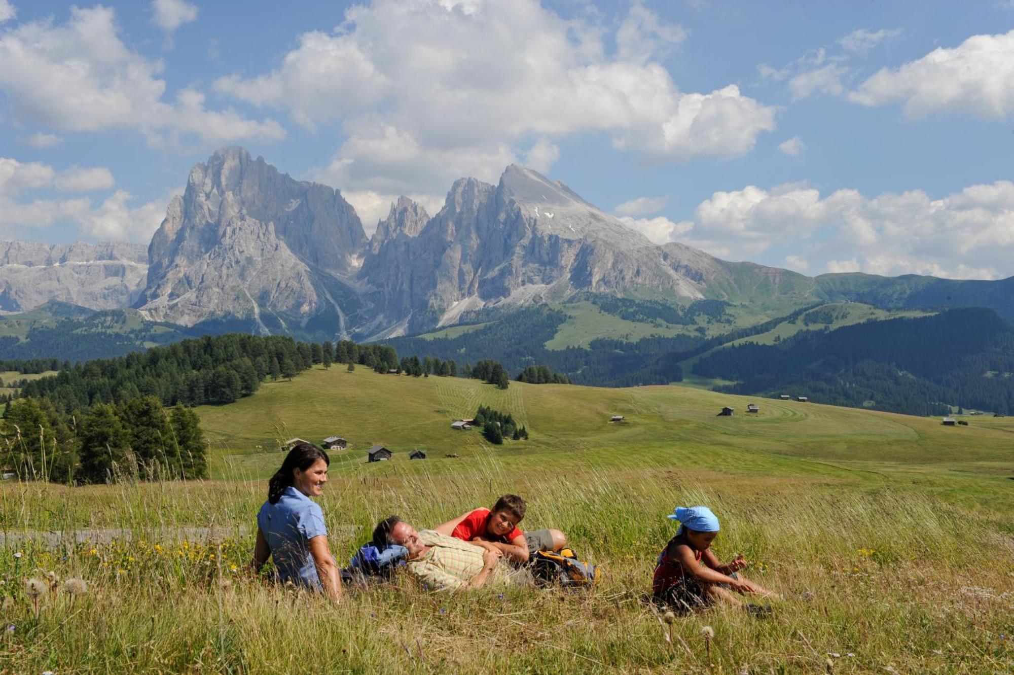 אלפה די סיוסי Dolomites Living Hotel Tirler מראה חיצוני תמונה