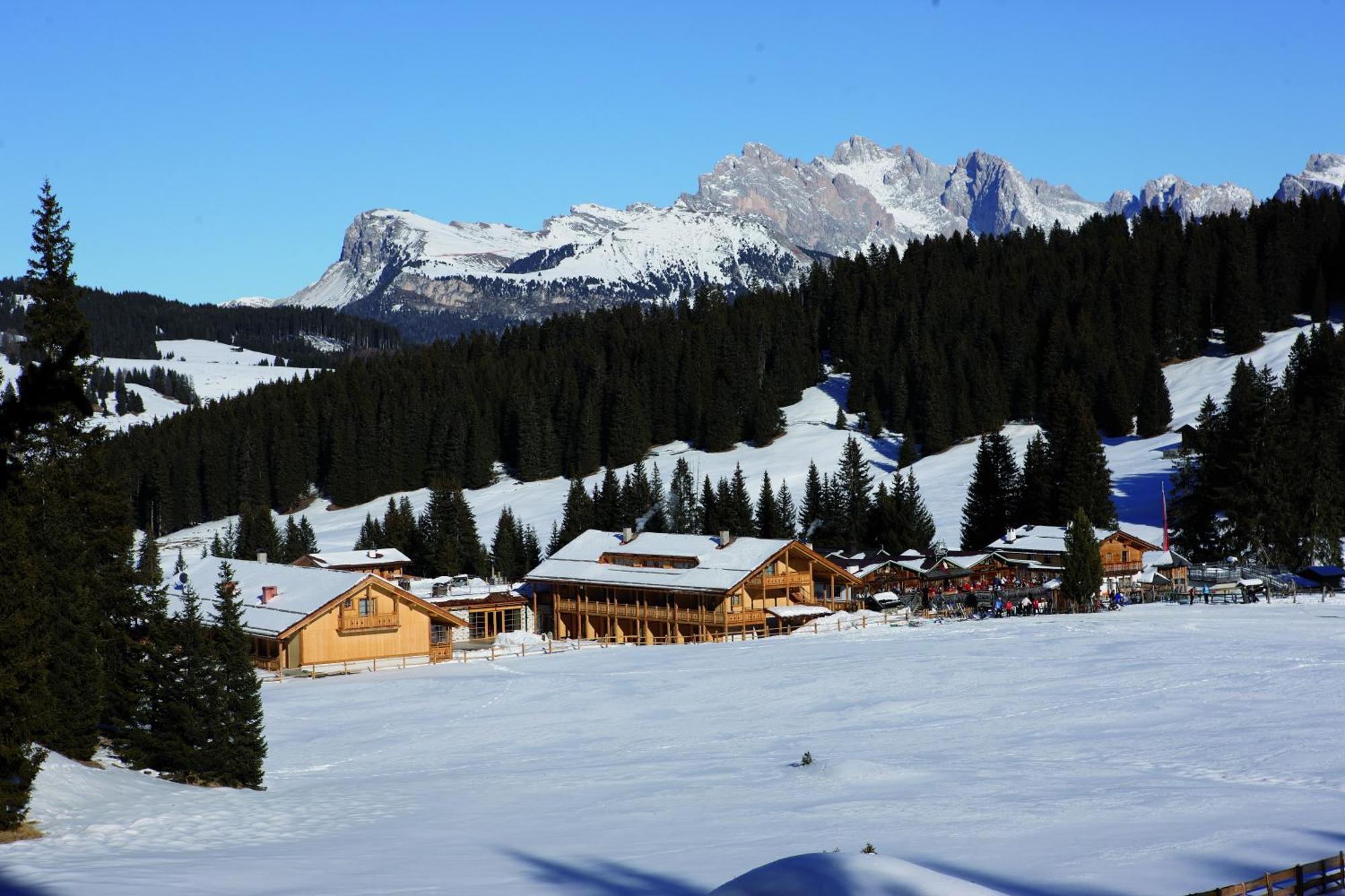 אלפה די סיוסי Dolomites Living Hotel Tirler מראה חיצוני תמונה
